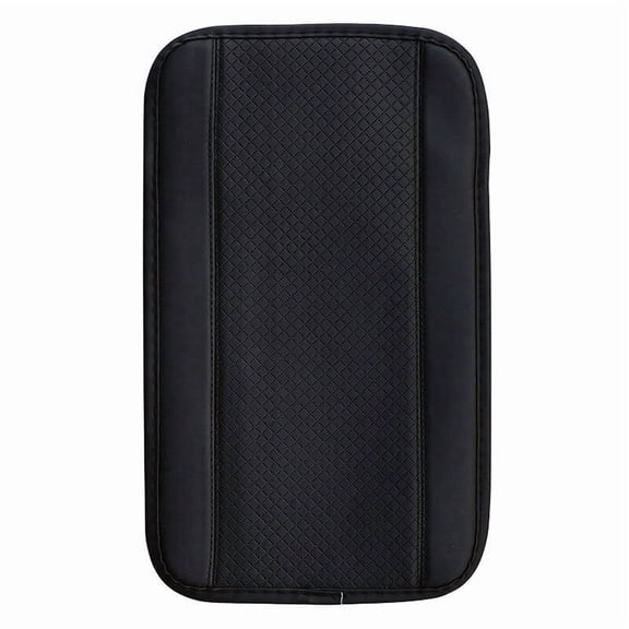 RIONIMA 2026 New Center Console Cover Soft and Durable Car Center Console Cover Waterproof Microfiber Leather Waterproof Armrest Cover Center Console,Black