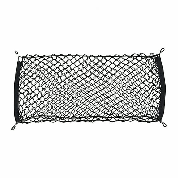 RIONIMA 2026 New Heavy Duty Cargo Net Stretchable Car Interior Accessories Adjustable Elastic Trunk Storage Net with Hook for Suvs Cars and Trucks for Car,Truck,Suv,Van