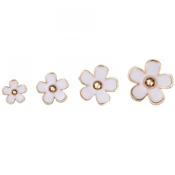 RIONIMA 2026 New Pink Flower Car Decor,4Pcs Pink Daisy Air Vent Clips Car Air Fresheners,4 Sizes Flowers Dashboard Decorations Accessories for Women,Girly Refillable Diffuser Car Accessories Girly