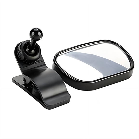 RIONIMA 2026 New Rear View Mirror Clear Vision Rearview Mirror Scratch-Resistant Surface Water-Resistant Feature Convex Mirror,Black