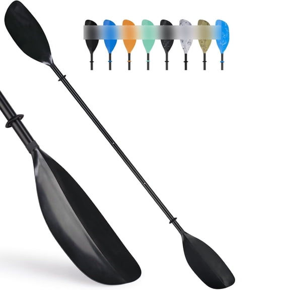 RIONIMA 210-230Cm/230-250Cm Adjustable Kayak Paddle for Kayak,Boating | Floating Kayaking Oars,Feathered Blades,Convenient,Durable,Boating Oars Anti-Slip Shock Absorbing Paddle