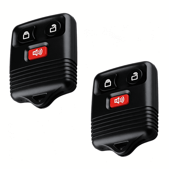 RIONIMA 2Pcs Keyless Entry Remote Key Fob, Key Fob Replacement, 3 Button Remote Control Compatible with Mazda Mercury Lincoln, Keyless Entry Car Clicker Transmitter Replacement for Cwtwb1U345