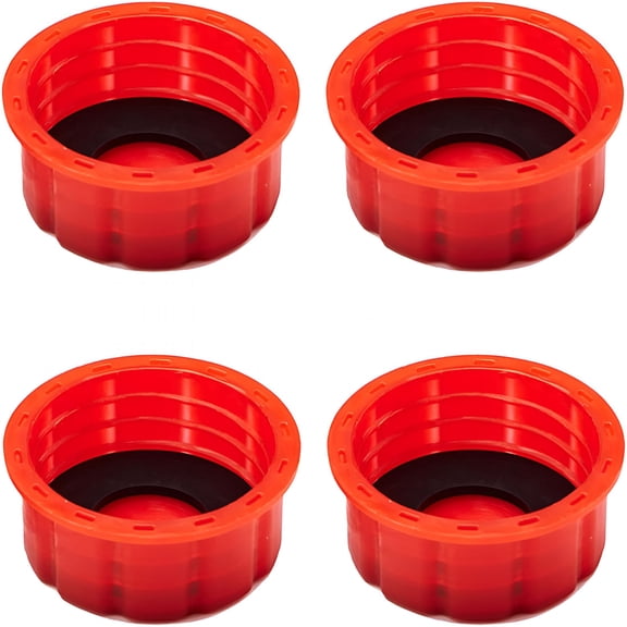 RIONIMA 4 PCS 1/2/5 Gallon Gas Can Cap - Perfect Replacement Lid for Gasoline Cans - Gas Can Cover Replacement