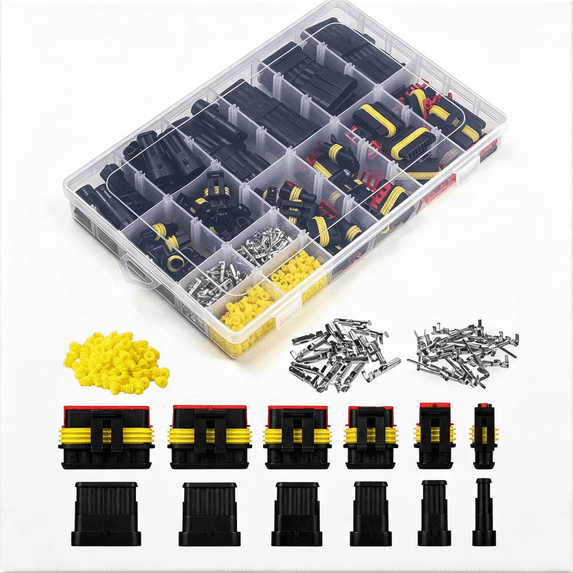 RIONIMA 800Pcs 1/2/3/4/5/6 Pin Connector Automotive Electrical ...