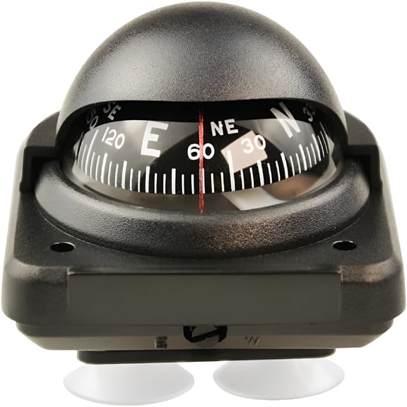 RIONIMA Automotive Compass Ball, Dashboard Adjustable Foldable Navigation Direction Pointing Guide Ball, Magnetic Compass with Adhesive Tape for Cars Boats RV Vehicle Outdoor