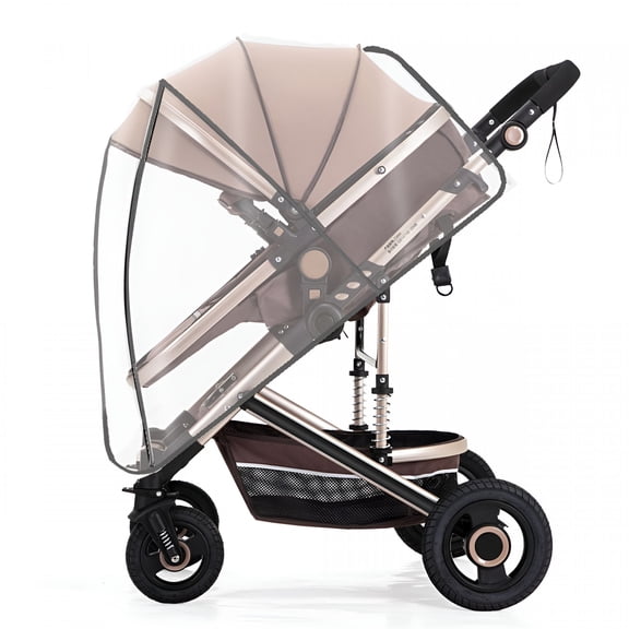 RIONIMA Baby Stroller Waterproof Universal Weather Rain Cover,Pvc Baby Car Stroller Rain Cover Winter Stroller Cover