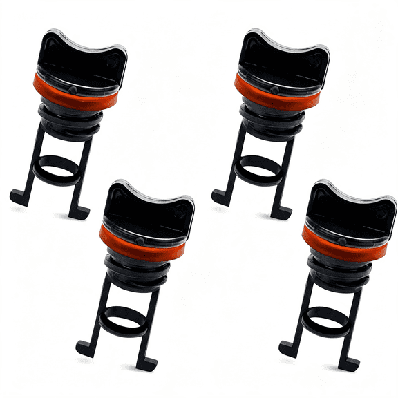 RIONIMA Boat Drain Plugs,1.9Cm/3/4In Diameter Nylon Thread Drain Stoppers Kayak Scupper Plug Kit Plugs for Kayak Canoe Dinghy&Boat Accessories