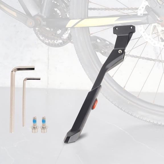 RIONIMA EBike Kickstand,Adult Bike Kickstand for Electric Bike,Fat Bike,MTB | 24"-29" Heavy Duty Non-Slip Sole Kick Stand,Mounting hole diameter 40mm/1.57in Adjustable Replacement Bicycle Kickstand