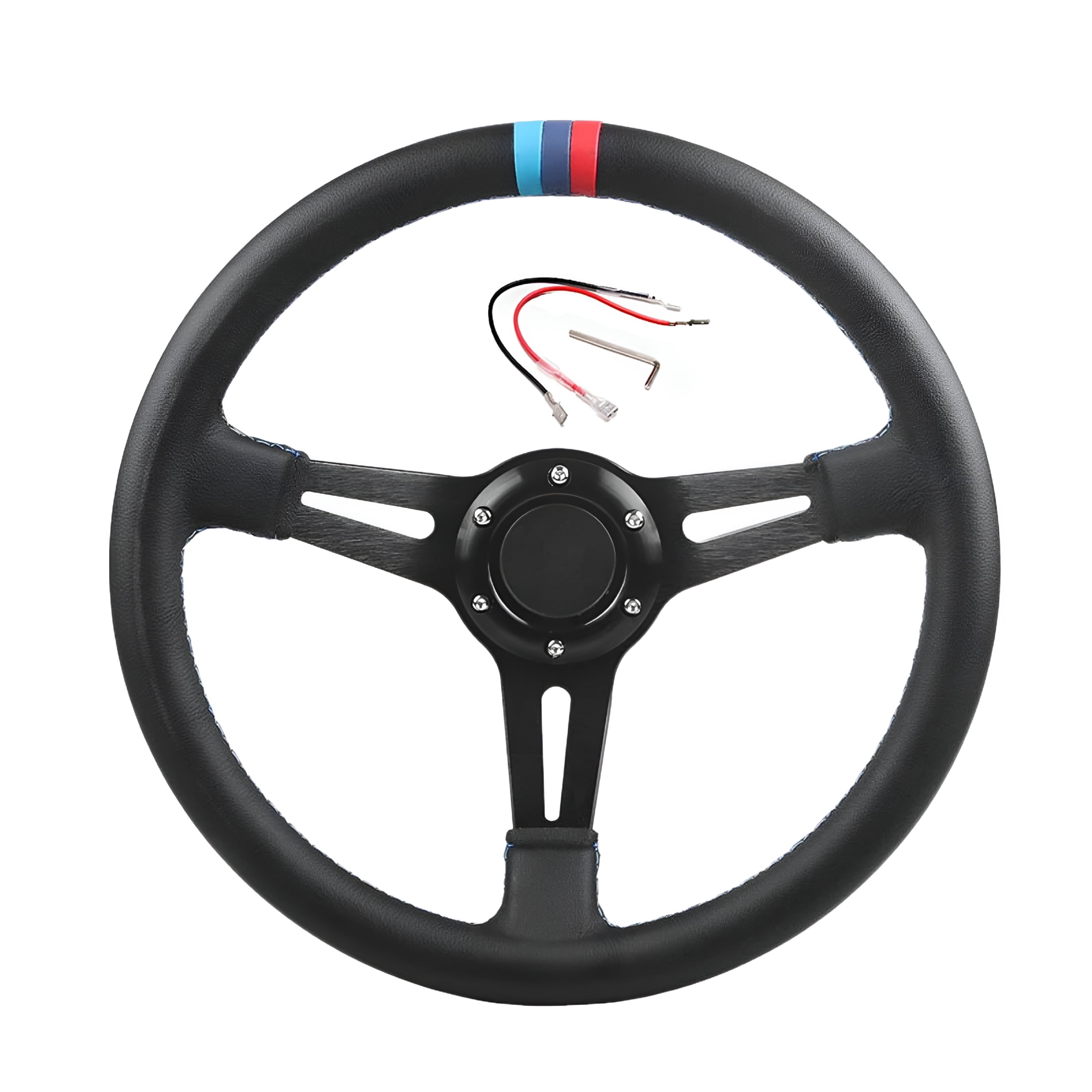 19 Inch Racing Wheel Steering RIONIMA Gaming Steering Wheel 6 Holes Aluminium Frame Gaming Car ...