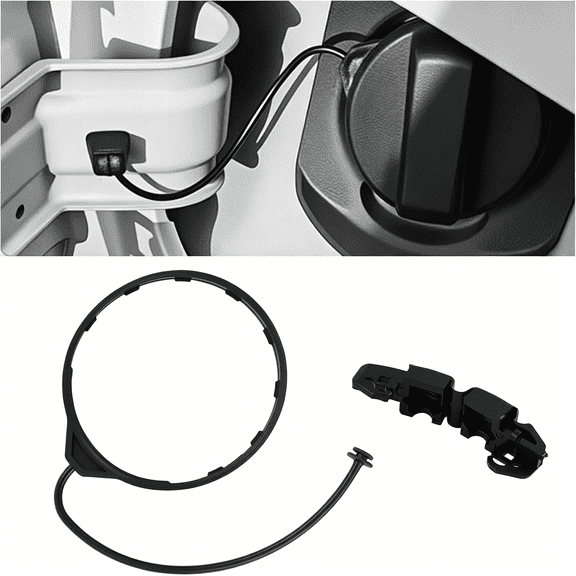 RIONIMA Gas Cap Tether Replacement OEM#17670TR0A01,17670TR0A11,Fuel Cap Tether Compatible with TSX MDX,Anti-Lost Gas Caps Replacement Tethers with Fixing Clip