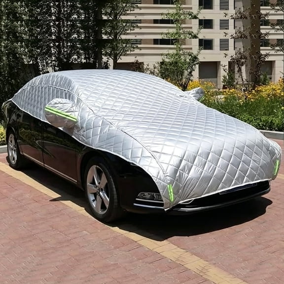 RIONIMA Hail Protector Car Cover, Padded Snowproof & Waterproof Blanket for SUV Sedan Hatchback