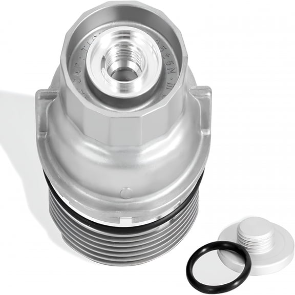 RIONIMA Oil Filter Housing Cap Assembly Compatible with Venza Avalon Fj Cruiser,Oil Filter Housing Cover 2010-2018 Replaces 15620-31060
