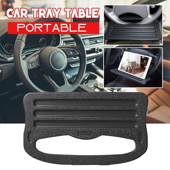RIONIMA Portable Car Tray, Steering Wheel Holder, Car Accessories, Computer Stand, Desk Tray, Work Tools, Home Improvement