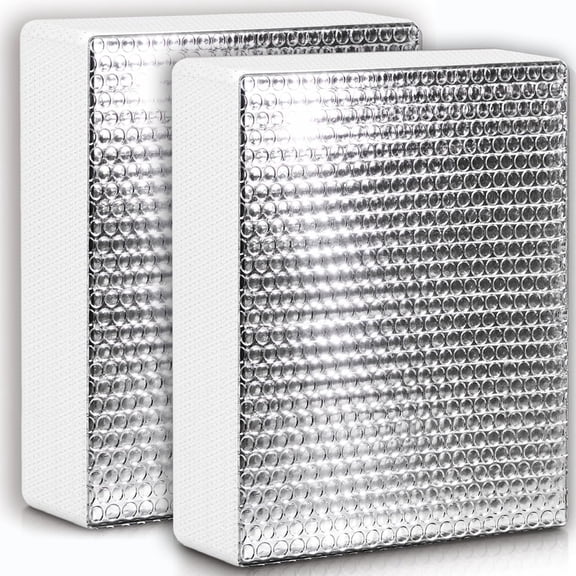 RIONIMA Rv Vent Insulator Energy Saving Rv Skylight Cover 14"X22",2 Pack|Aluminum Foil Surface with 97% High Reflectivity,Camper&Rv Accessories,High-Performance Skylight Shade Window Insulation