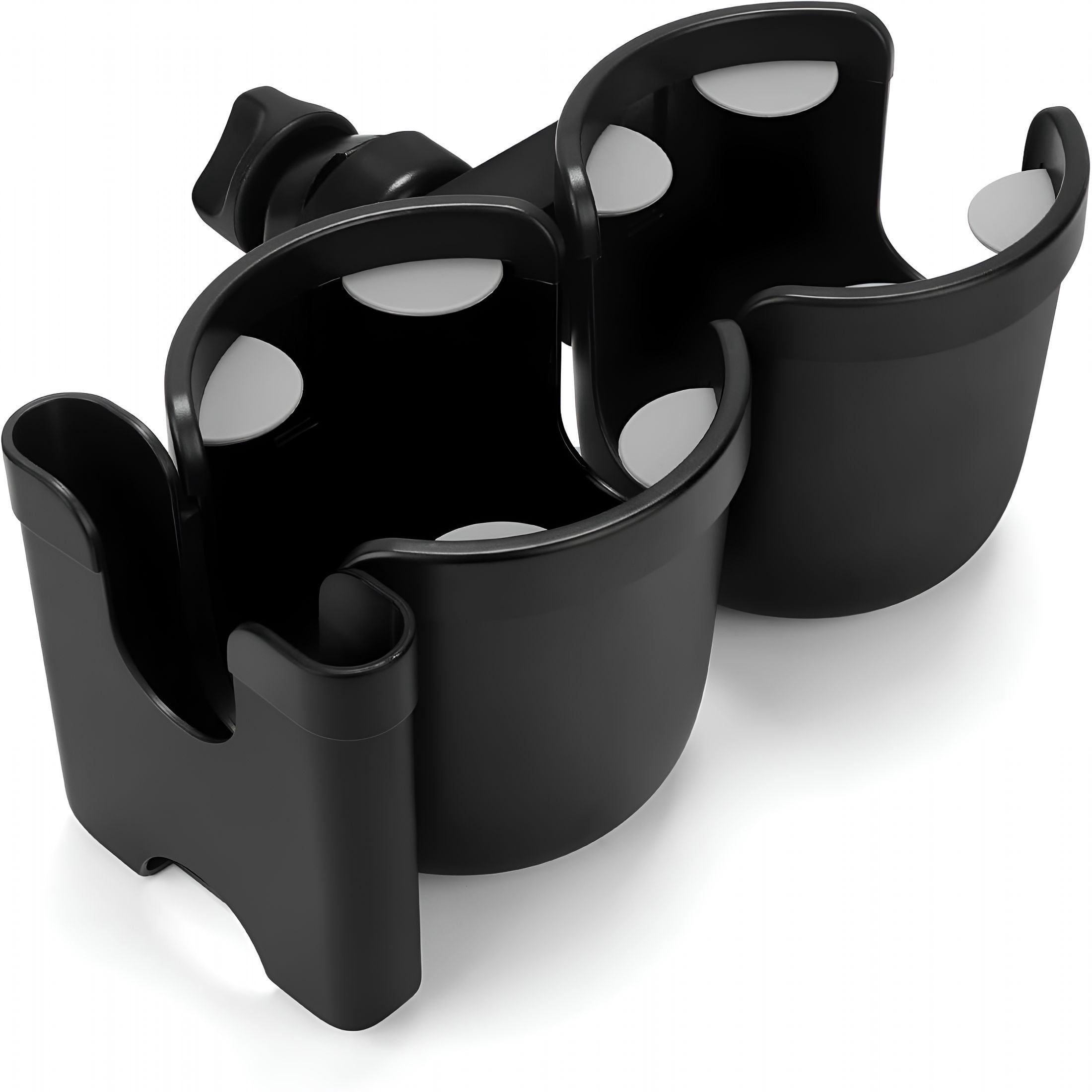 RIONIMA Stroller Cup Holder with Phone Holder,Bike Cup Holder,Universal Cup Holder for Strollers,2-In-1 Cup Phone Holder for Stroller Bike Wheelchair Walker Accessory