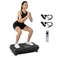thumbnail image 1 of RIORUN Vibration Plate Exercise Machine with 300 Speeds and 150w, 460 lbs,Black, 1 of 7