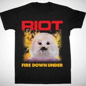 RIOT FIRE DOWN UNDER 1981 T-shirt Cotton For men Women S-4XL