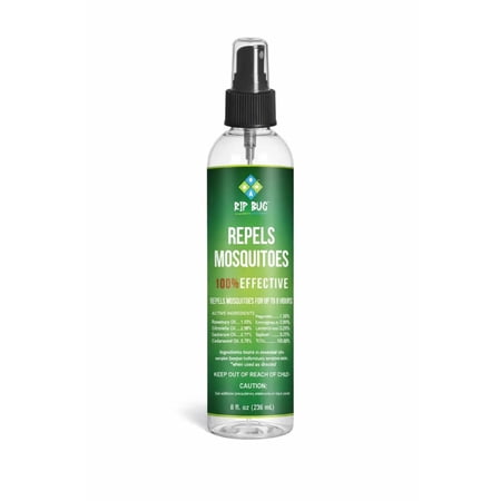 Rip Bug Mosquito Repellent Spray – Natural, Safe, Entomologist-Tested, 8 fl oz Insect Protection
