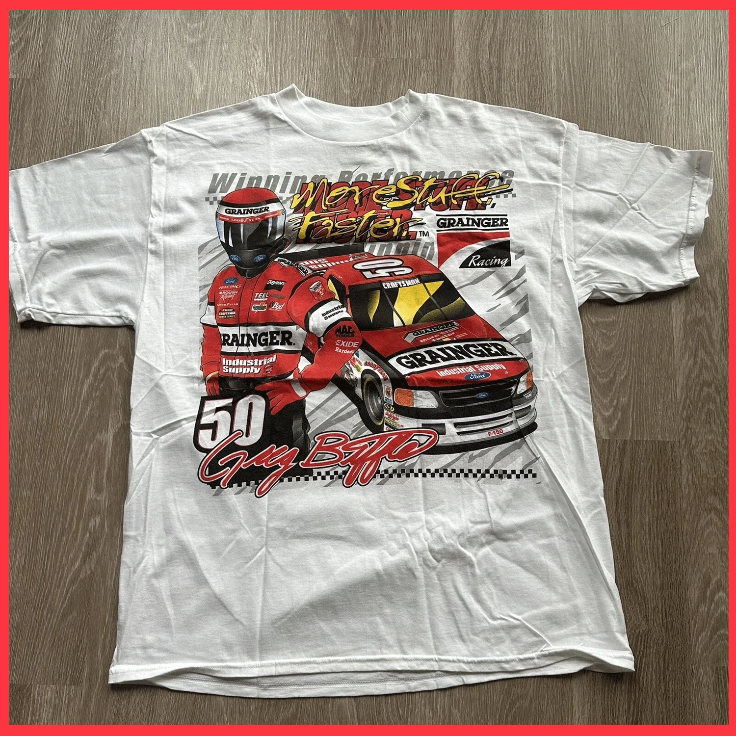 RIP Grainger Racing Big Graphic Shirt 1999 #50 Reprint - Walmart.com
