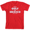 thumbnail image 1 of RIP Gulf of Mexico 1607-2025 Youth Red Crew Neck Short Sleeve Tee-XS, 1 of 4