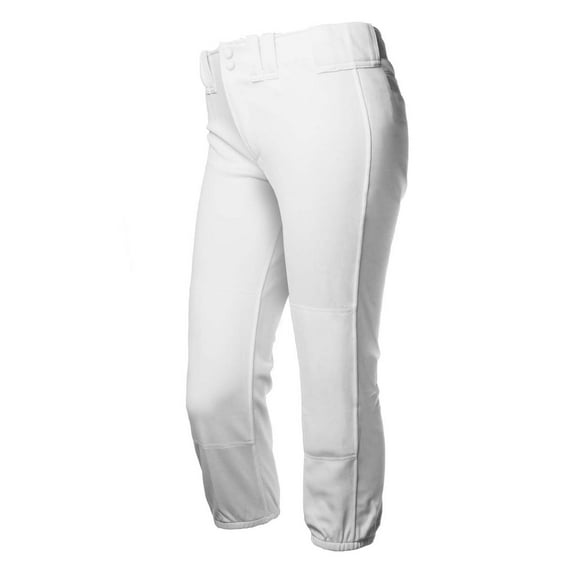 RIP-IT Girls' 4-Way Stretch Softball Pants PRO - White - Medium