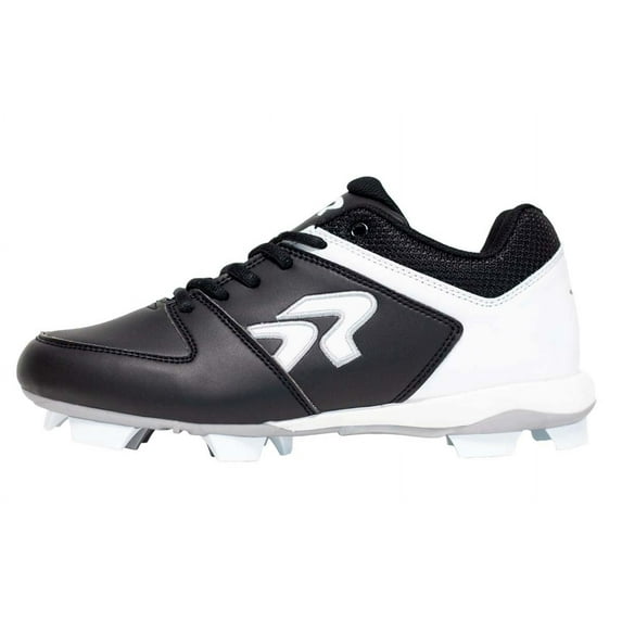 Ringor Flite Women's Softball Cleats BLACK | WHITE SZ 7