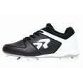 thumbnail image 1 of Ringor Flite Women's Softball Cleats Black | White Size 11.5, 1 of 3
