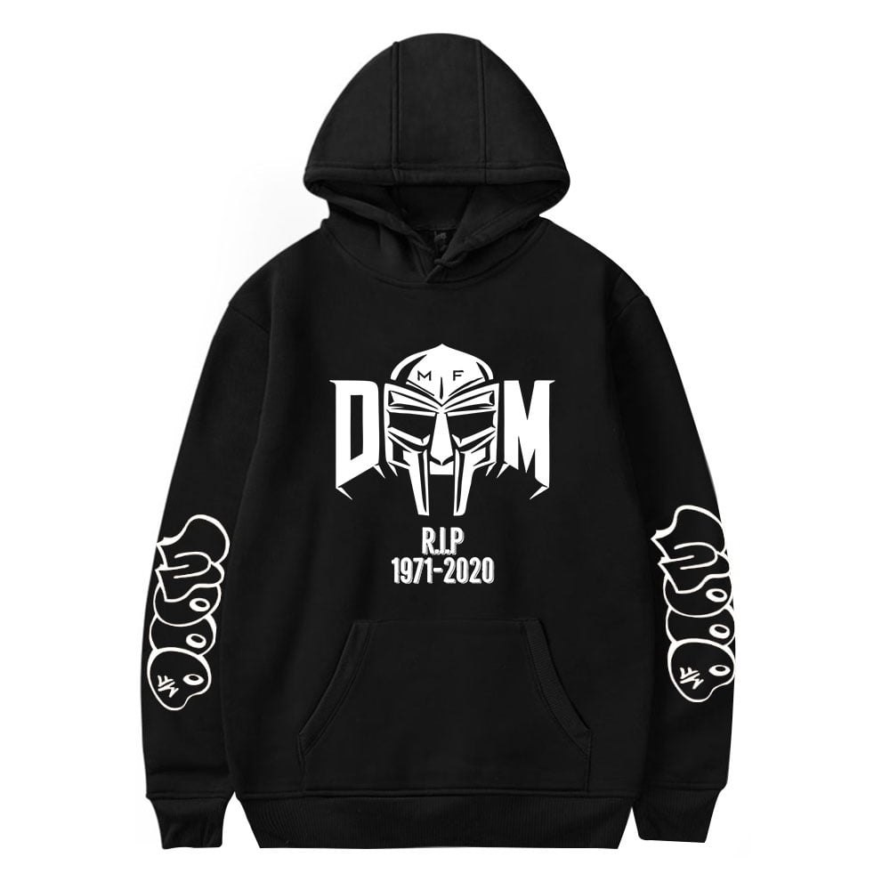 RIP MF DOOM Hoodie Unisex Pullover Sweatshirt - Walmart.com