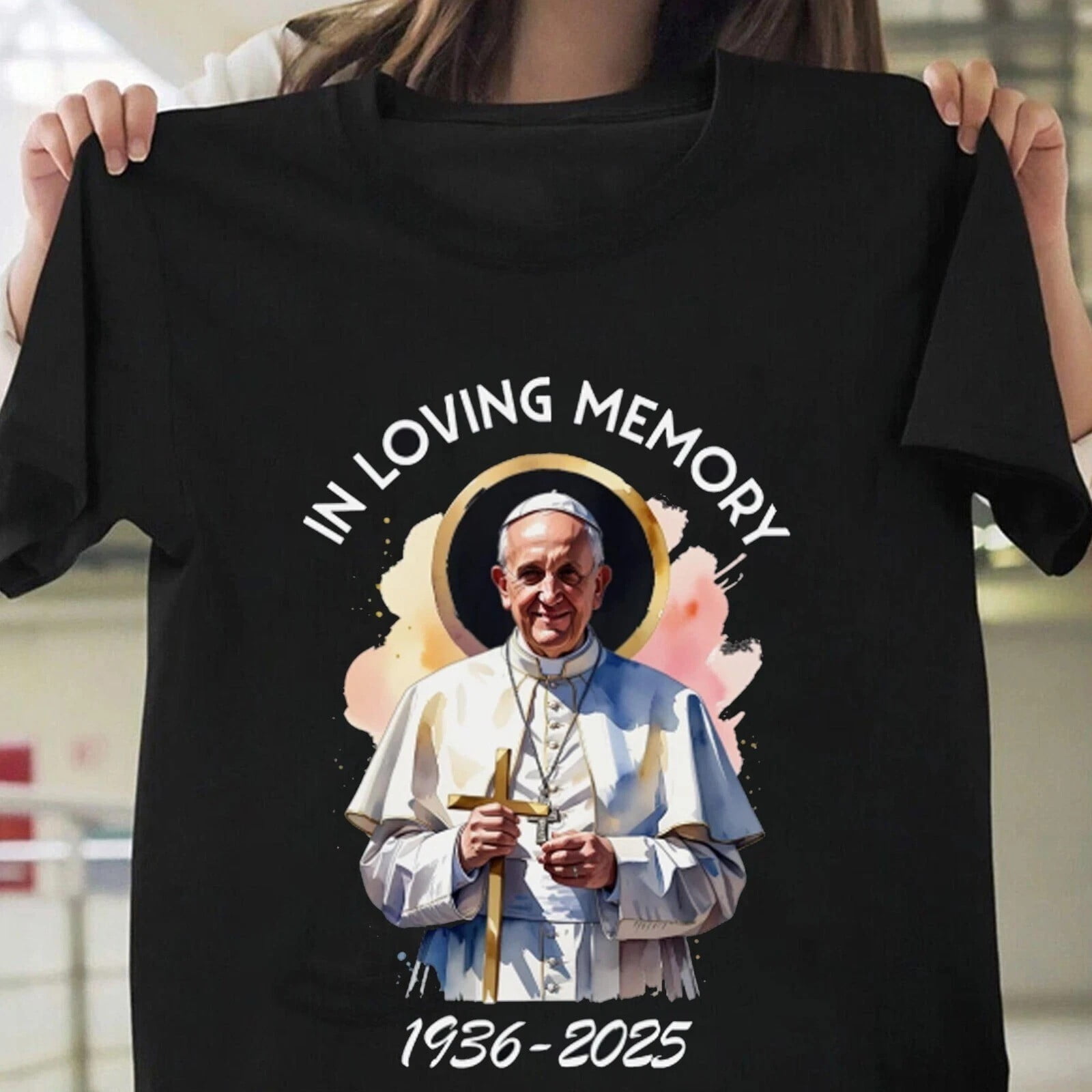 RIP Pope Francis 1936-2025, Rest In Peace Pope Francis T-Shirt Vatican ...