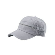 RIP-STOP FABRIC WASHED POCKET CAP - Putty