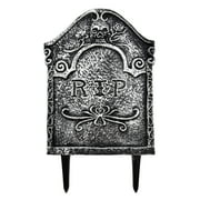 RIP Tombstone Yard Stake Outdoor Decoration, Gray, 15.25", Halloween by Way To Celebrate