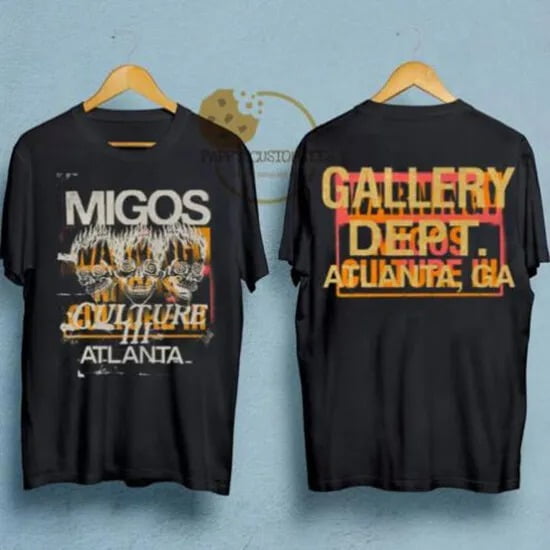 RIP Takeoff Shirt, Migos x Gallery Dept Shirt, Culture III Three  