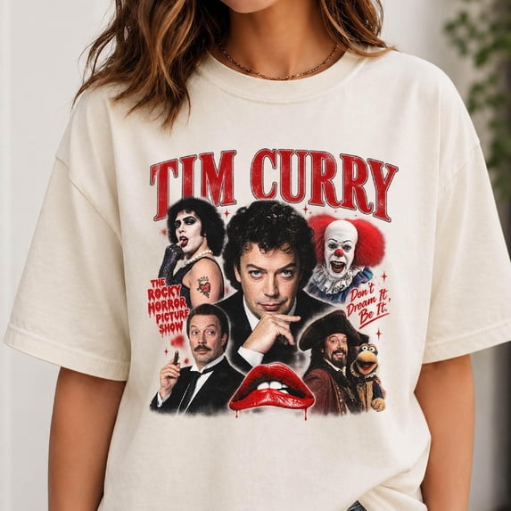 RIP Tim Curry Tribute Tee, Rest In Peace Tim Curry Fan T Shirt