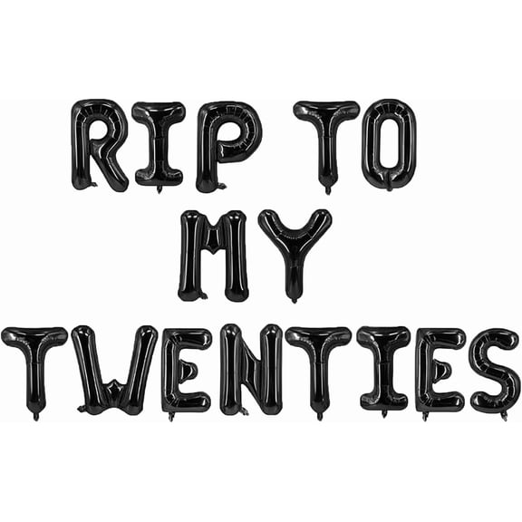 RIP to My 20s Banner, Rip Twenties Party Supplies,Happy 30th banner,30th Birthday Decoration,Rip 20S Banner