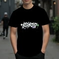 thumbnail image 1 of RIPNDIP Men's and Plus Size Men's Letter Pattern Short Sleeve T-Shirt, Size S-3XL, Loose Casual, 1 of 6