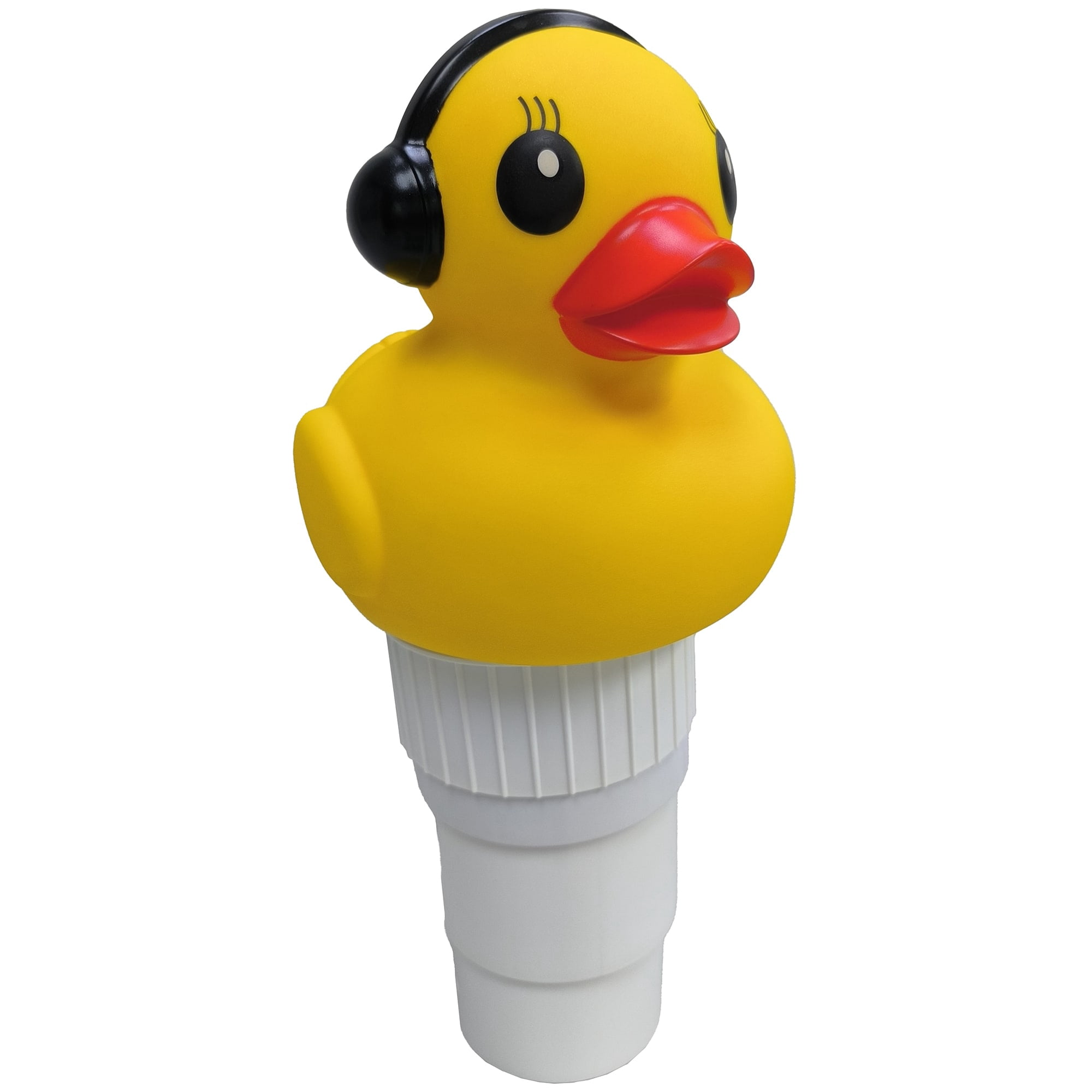RIPPLE: Duck Pool Chlorinator - Large- Holds 6 Chlorine 3" Tabs, Flow Control For Small-Large Pools & Spas, Water Accessory, Floats-Tips When Empty