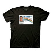 RIPPLE JUNCTION Mens Superbad McLovin Short Sleeve Crewneck T-Shirt in Black, M