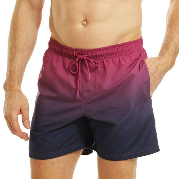 RIPT Essentials Mens Dip Dye Swim Shorts
