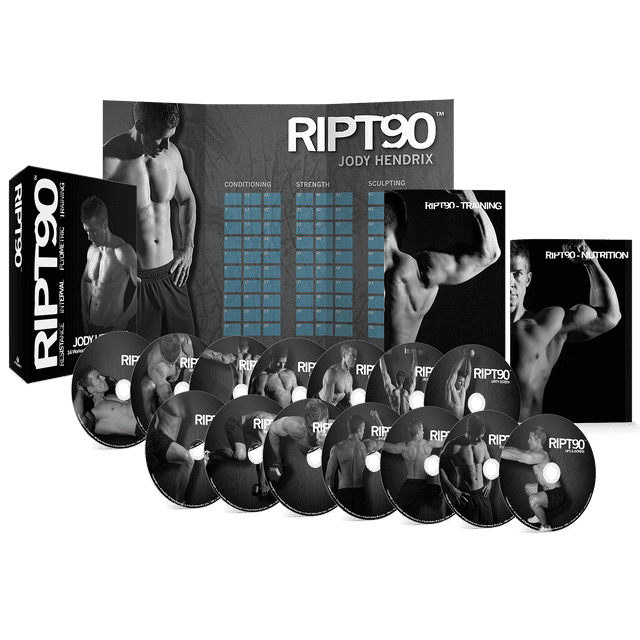 Free Shipping! RIPT90 90 Day 14DVD Workout Program with 14 Exercise