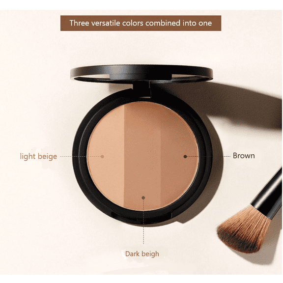 RIRE Triple Contour palette with Brush Set