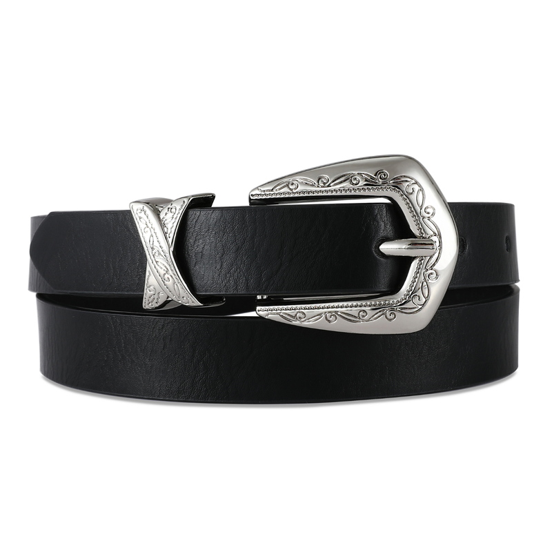 (3Pack)Classic Vintage Wax Rope Western Belt Buckles for Men Clothing