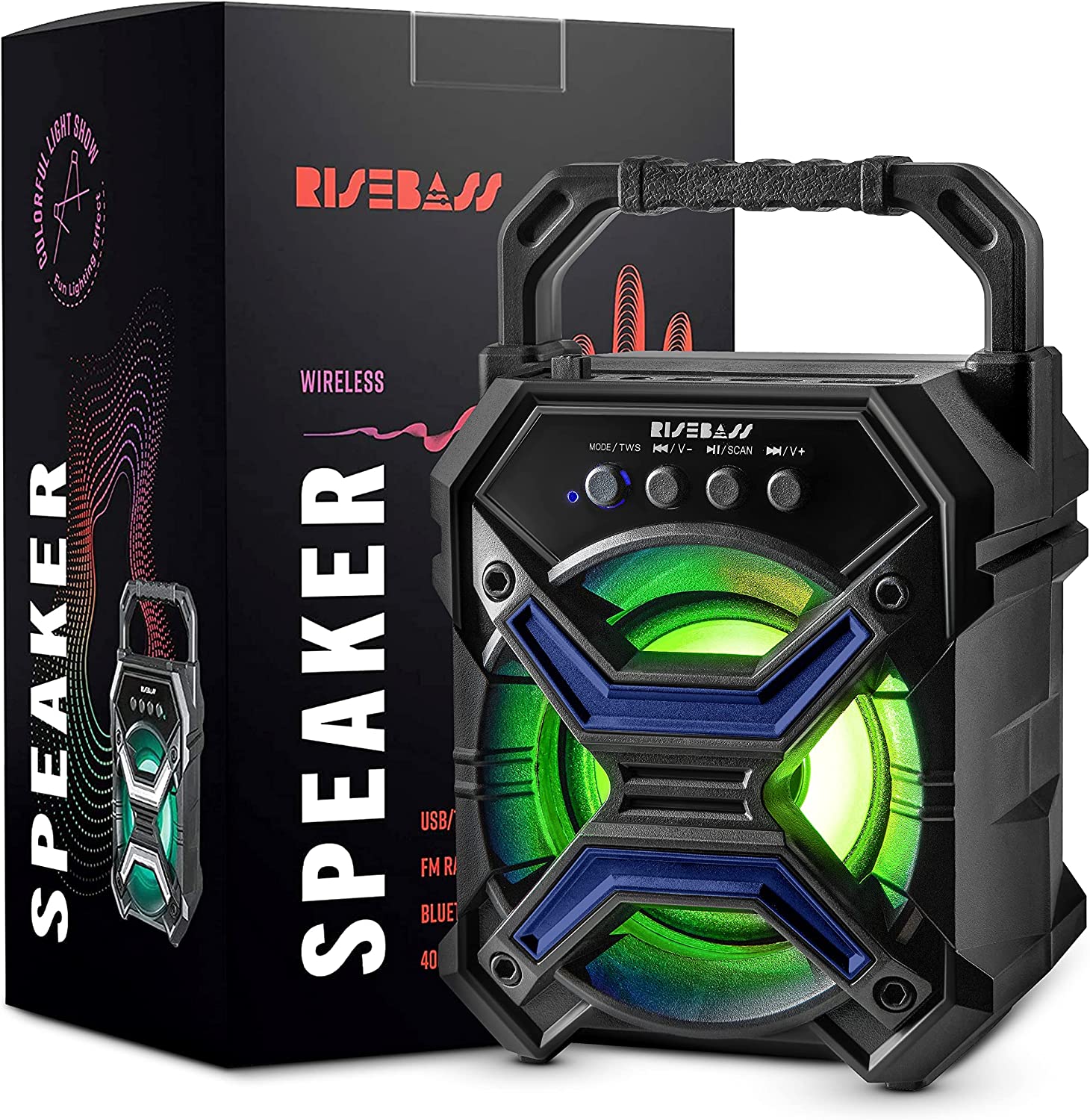 Vuygyu Loud Tooth Speaker A2 Speakers Portable Speakers with Aux Input