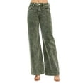 thumbnail image 1 of RISEN Full Size High Rise Wide Leg Corduroy Jeans, 1 of 3