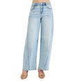 thumbnail image 1 of RISEN Full Size Mid Rise Fit Barrel Jeans Plus Size, 1 of 6