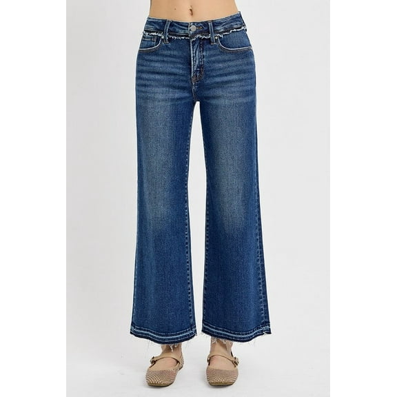 RISEN Full Size Tummy Control Bootcut Jeans Plus Size