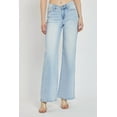 thumbnail image 1 of RISEN Full Size Wide Leg V Dipped Front Waist Jeans, 1 of 6