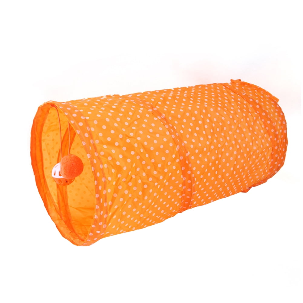 RISJM SIX Cat Toys Interactive,Foldable Cat Tunnel for Indoor Cats with ... - Calming Cat Toys With Vision Tunnel Effect