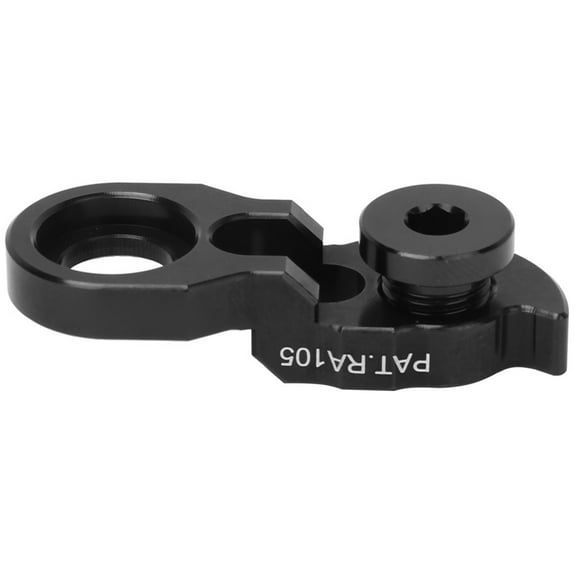 RISK Bicycle Rear Derailleur Hanger Extension Bike Frame Tail Hook Extender for 34T-52TBlack