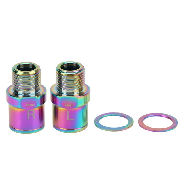 RISK Bike Pedal Extender Titanium Alloy Bicycle Pedal Extended Spindle for Mountain Bike 20mm