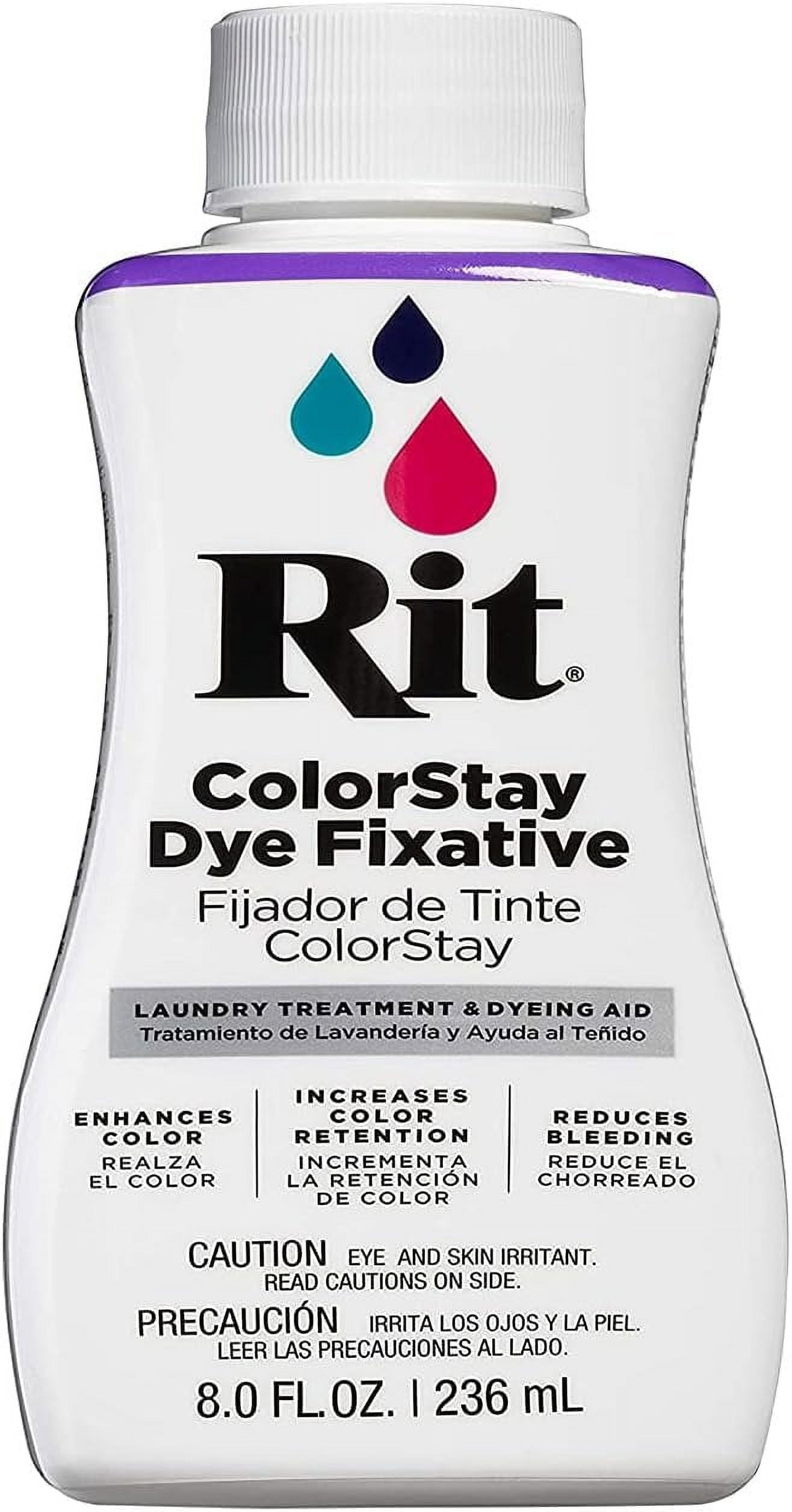 Rit Colorstay, 8 fl oz, Dye Fixative . 0 1 Count - 8 fl oz, Dye Fixative